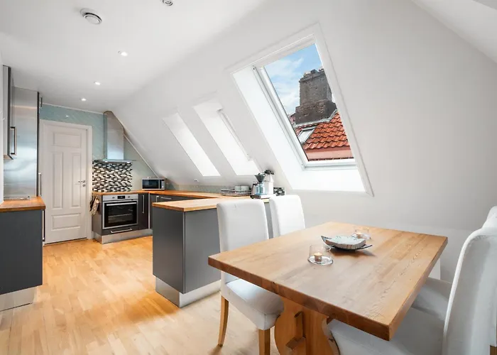 Scandinavian Hideaway I Private Balcony 公寓 卑爾根