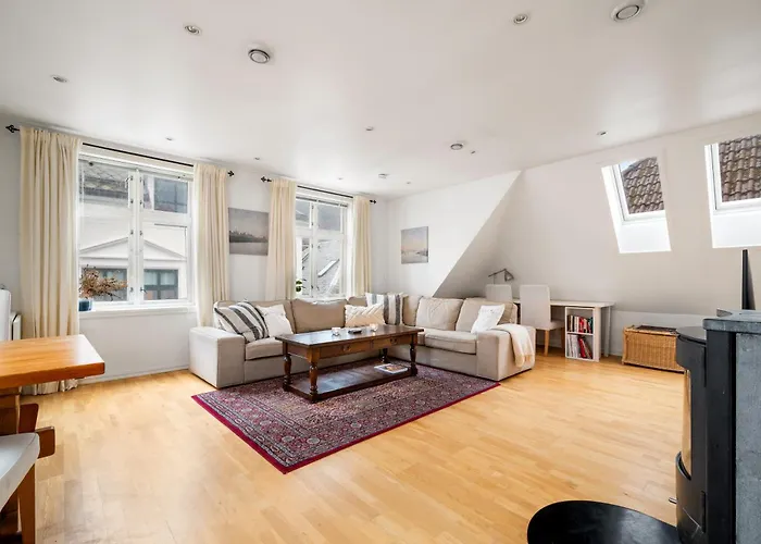 Scandinavian Hideaway I Private Balcony 公寓 卑爾根